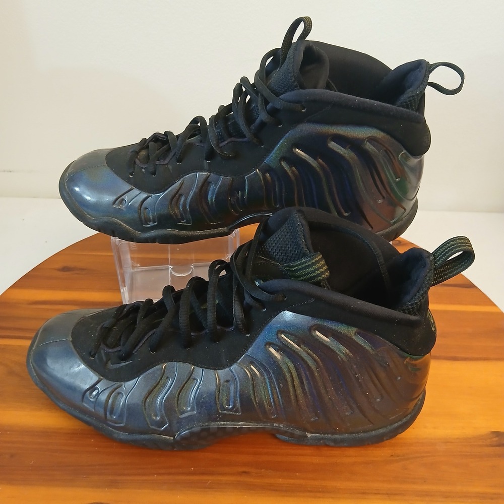 Nike Air Foamposite One Kids 7Y Legion Green Running Shoes Sneakers 644791-301